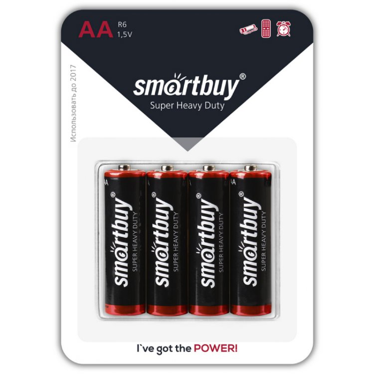 Батарейки SMARTBUY АА/4B (48 ШТ)