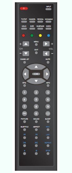 Пульт SUPRA RC2b,RC13a,RC13b,RC14b,RC16b (TV)