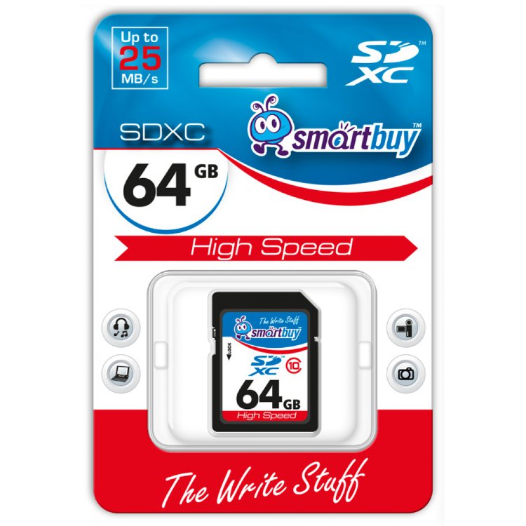 Карта памяти Smartbuy 64GB SDXC