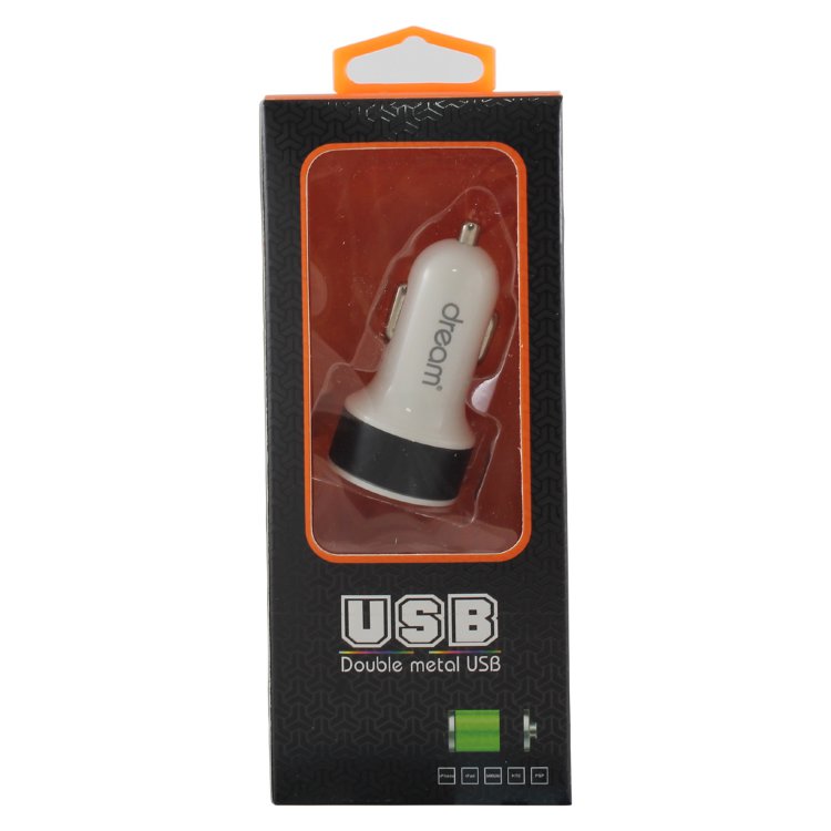 Автомобильное зарядное устройство Dream 2USB 2A 