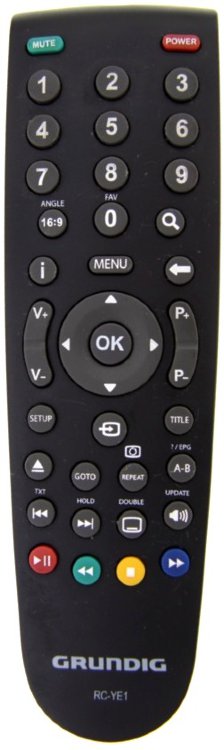 Пульт Grundig RC-A101 (RC-YE1) (TV)